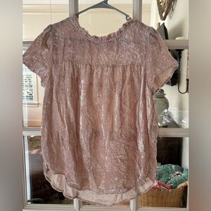 Loft puff sleeve large blouse